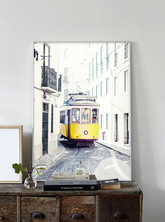 Plakat - Żółty Tramwaj  Dekoracje PATKA Patrycja Kita
