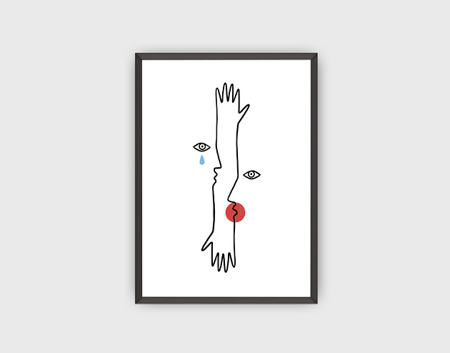 plakaty Plakat Couple Hands