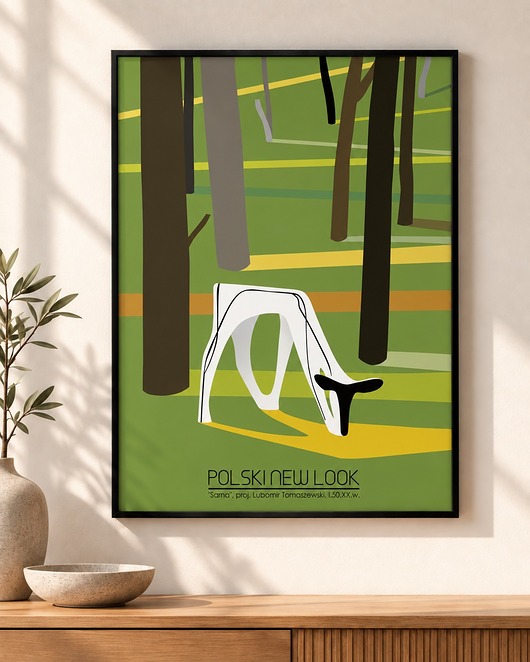 plakaty Plakat Fine Art giclee Sarna wiosenna. Polski New Look
