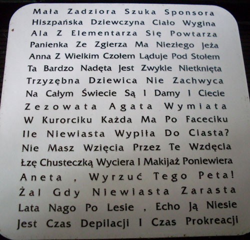 podkładam się pod gorące i wrzące ruda klara