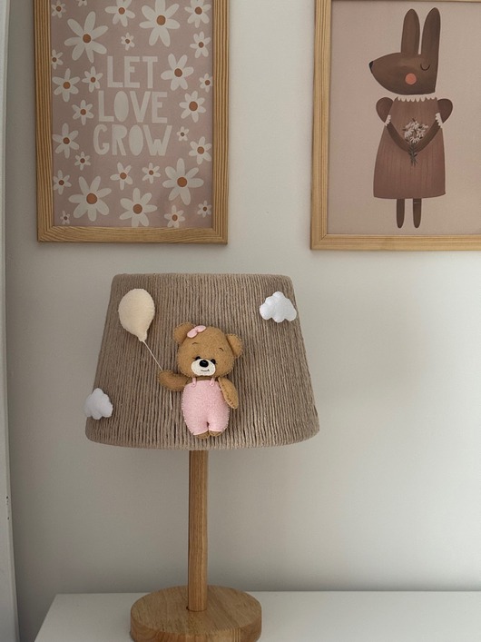 lampy do pokoju dziecka Lampka nocna miś dziewczynka