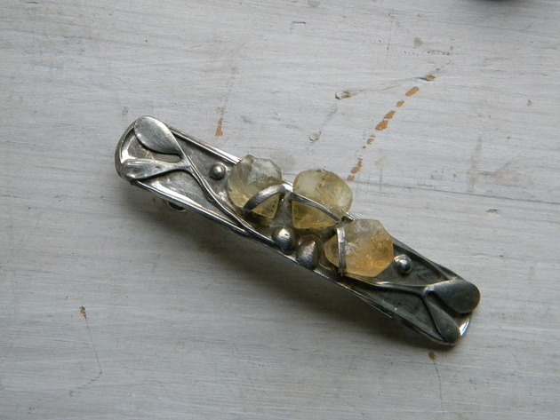 cytryn w listkach   - klamra Beata Trotter
