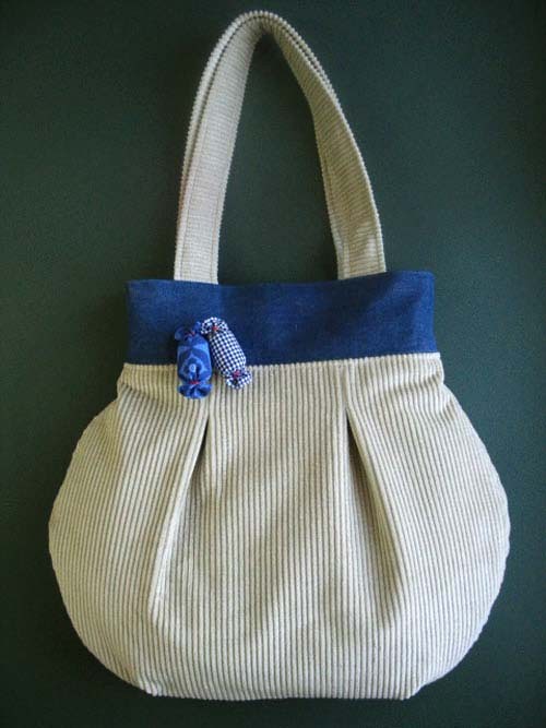 Borba - Dżinsowo beżowo borba design