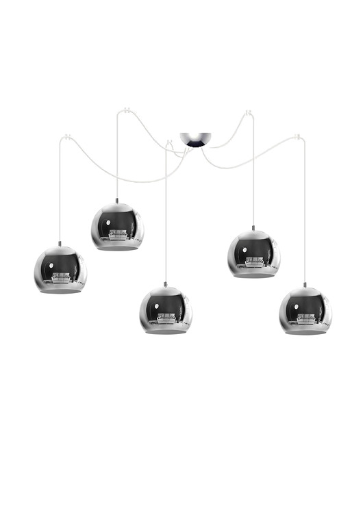 LAMPA WISZĄCA SPYDER 5pł LUKSUSOWA GLAMOUR SkyLighting
