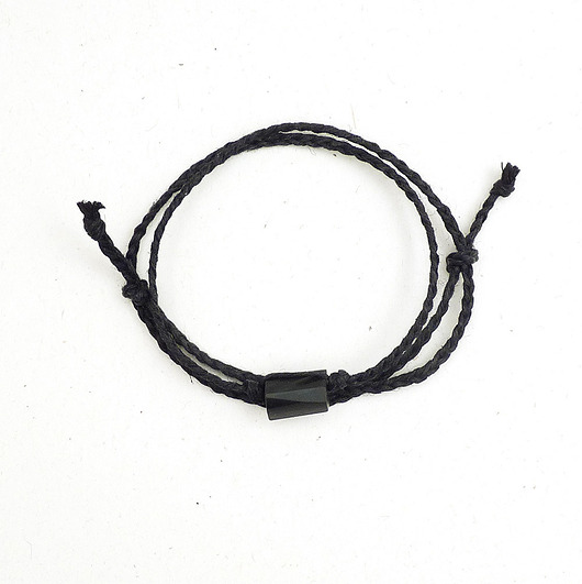 bransoletki na sznurku Turmalin surowy Bransoletka bez metalu