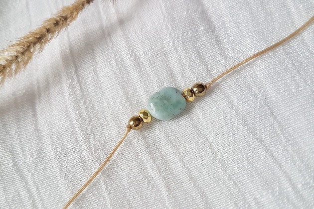 chokery Choker z Larimar