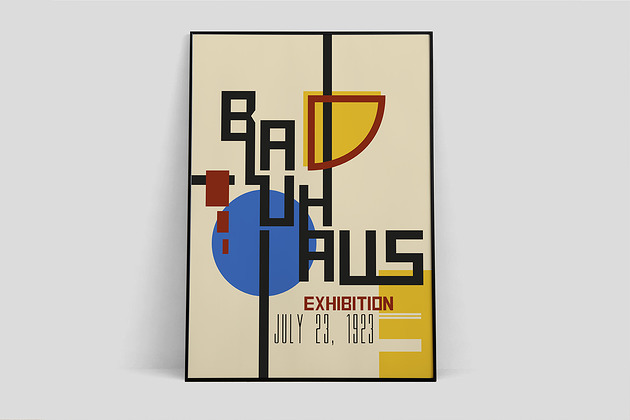 Bauhaus - plakat wystawowy Pas De LArt