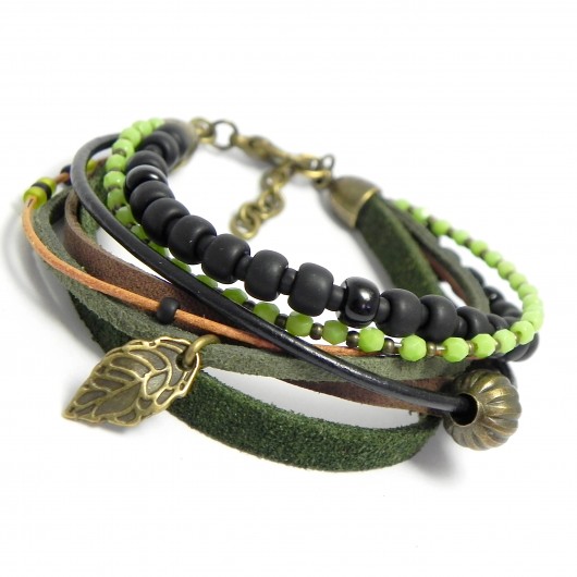  boho vintage green Lahovska