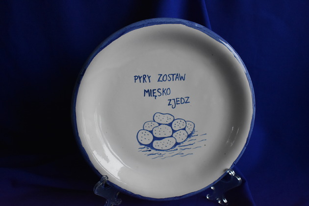 patery i talerze Talerz ceramiczny Pyry zostaw