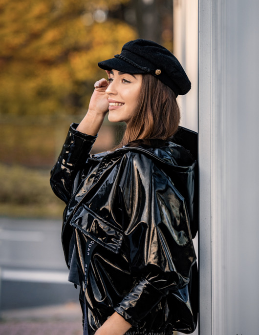 kurtki damskie Kurtka Lateks