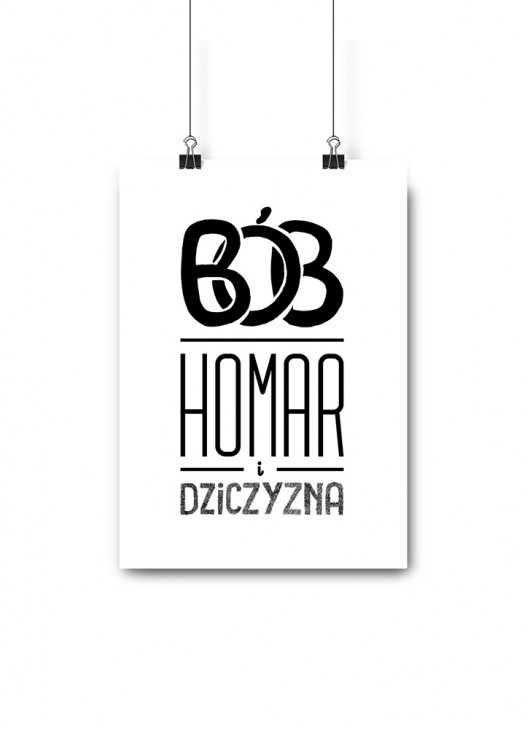 PLAKAT A3 | Bób, Homar i Dziczyzna TYPTYP