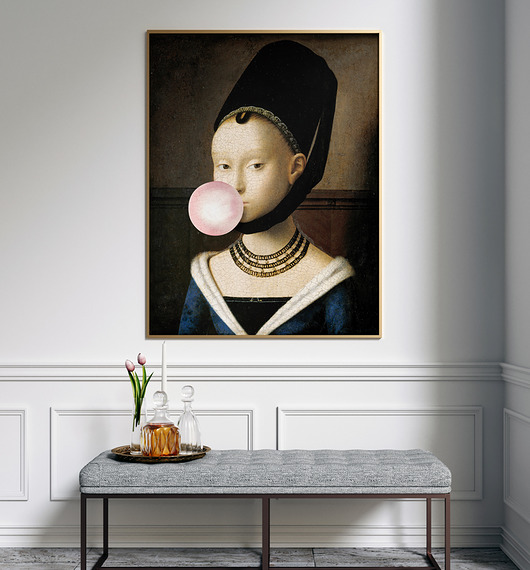 50x70 cm Dziewczyna z balonem - plakat  HOG STUDIO