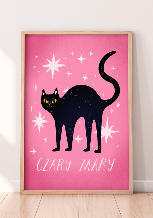plakaty Plakat Czary Mary - Różowy