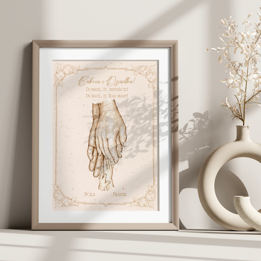 plakaty Plakaty personalizowane dla Babci i Dziadka #1