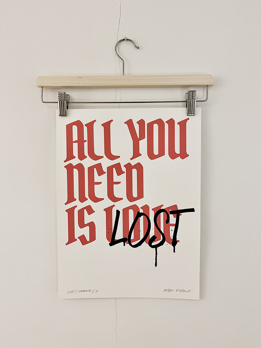 plakaty Plakat Sitodruk LOST / MARKER