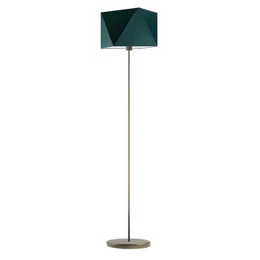 lampy podłogowe Designerska lampa podłogowa z abażurem w kształcie diamentu FIDŻI