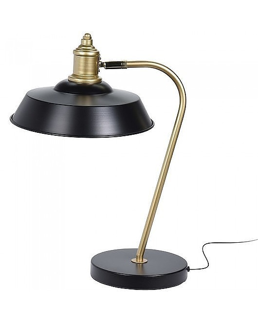 Lampa Stołowa Metalowa czarna MIA home