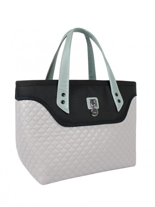 Kufer FLOWERBAG (czarno- jasnoszary) GOSHICO