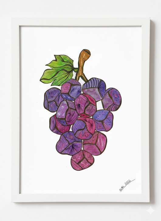 grafiki i ilustracje 83 Winogrono