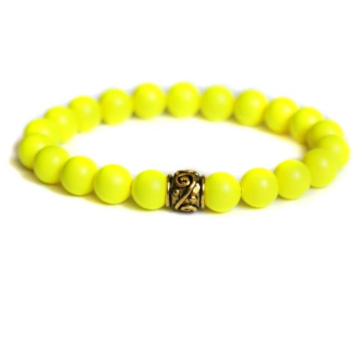 CENA urodzinowa;-) kryształ SWAROVSKI neon yellow kaktusia
