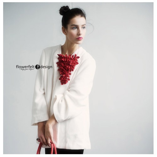 Red  FlowerFelt Design