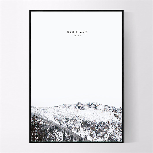 Plakat ZAKOPANE TATRY MUKKO