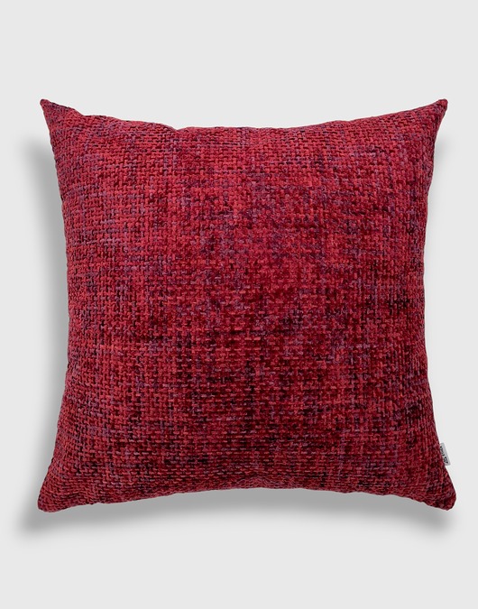 poduszki plecione Bordowa Poduszka Dekoracyjna Stella 50x50 - melanż