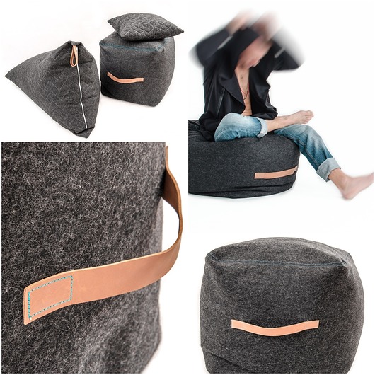 QUBIQ pufa / siedzisko BOOGIE design