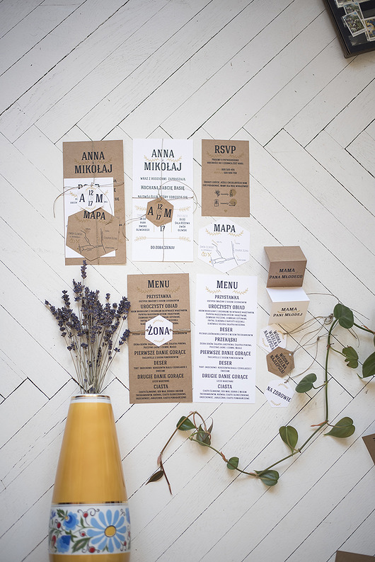 zestaw na zamówienie RUSTIC LONG HEKSA Papel