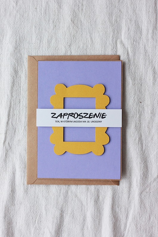 akcesoria różne Przyjaciele. Zaproszenia na urodziny