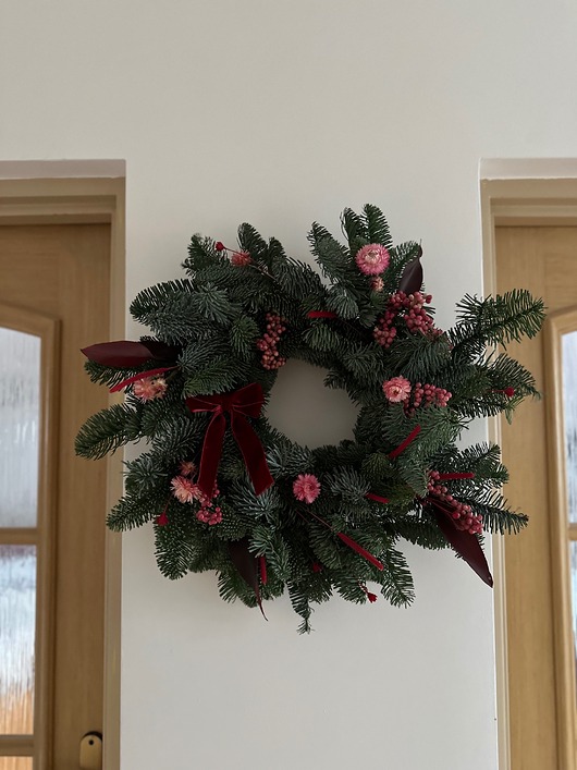 wianki bożonarodzeniowe Wianek świąteczny zimowy Boże narodzenie naturalny