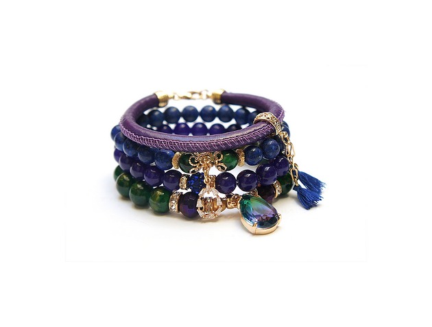 bransoletki z kamieni naturalnych Lush medow, cobalt and purple vol. 2 /28-10-24/ - set
