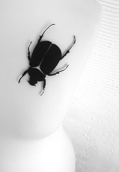 felt bug... felt label