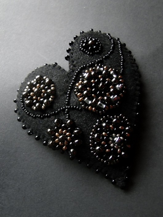 happy valentines / z rozetkami agat handmade
