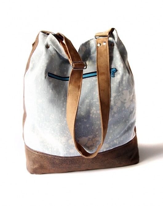 torba - blue jeans&gobi chocolate&nut - elfagado