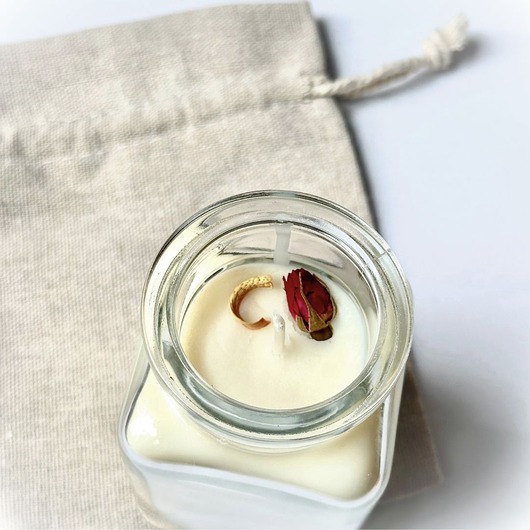 dla domu Świeca sojowa Tajemniczy ogród