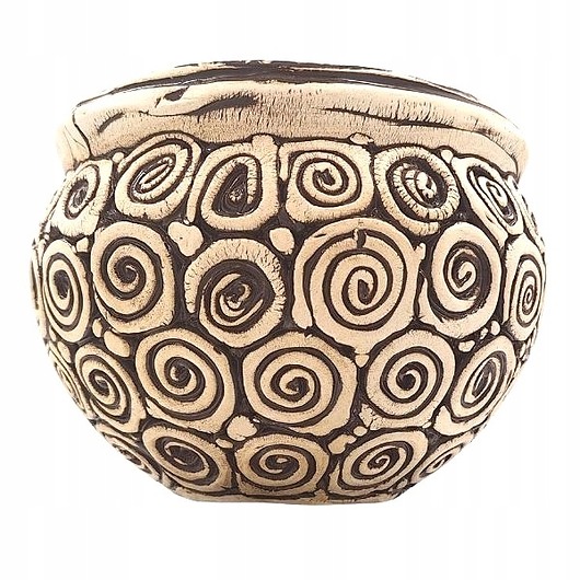 doniczki Doniczka Ceramiczna Handmade Kwiatowy Szept. Doniczka Ręcznie Robiona