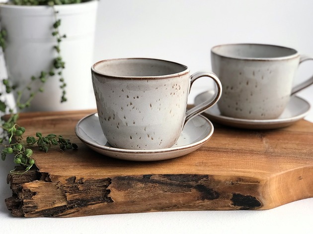 kubki Kubek ceramiczny  Duża filiżanka