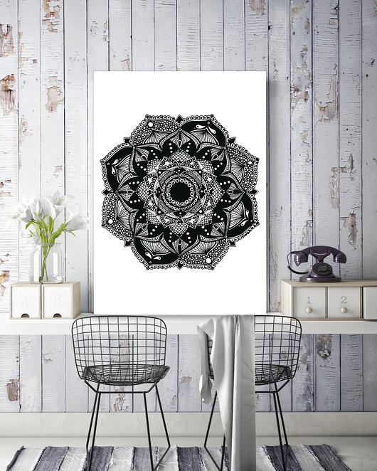 Mandala A3 Malgorzata Domanska