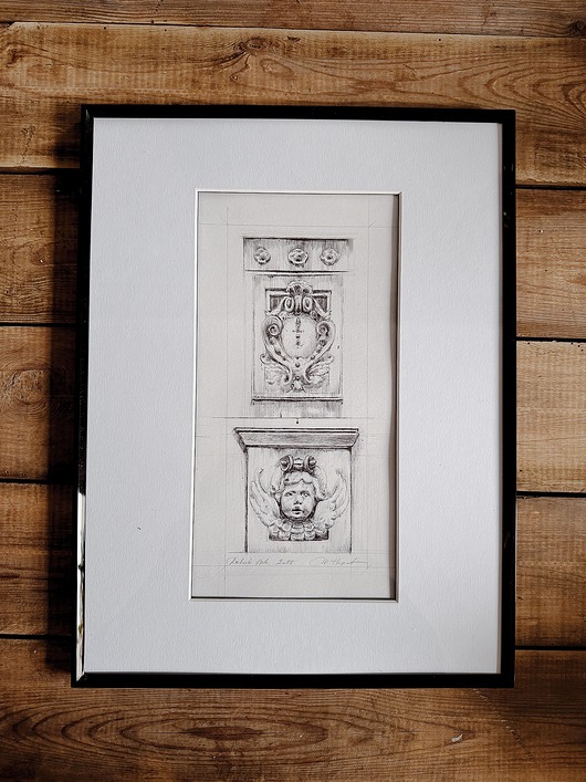 grafiki i ilustracje Z cyklu detale "Detale architektoniczne"