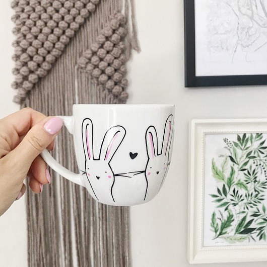 Zakochane króliczki 350ML my mug company