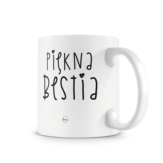 kubek. Piękna Bestia Love Life and Forest