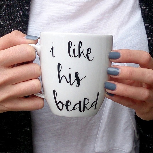 I like his beard my mug company