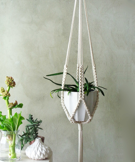 kwietniki XL Kwietnik makrama 14