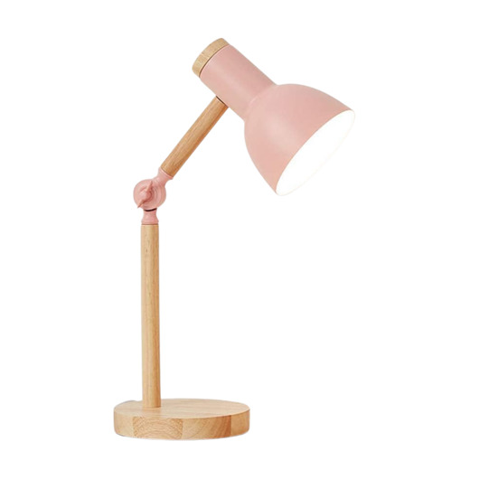 lampy stołowe Lampka biurkowa lampka nocna stołowa lampka na biurko różowa LED E27