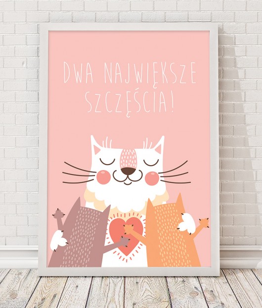Obrazek A4 - Dwa szczęścia Desihome