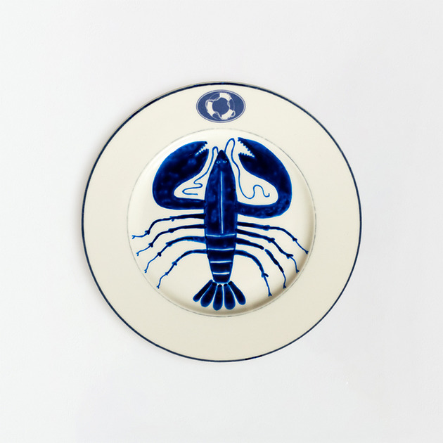 Ozdoby na ścianę Talerz na ścianę - rak