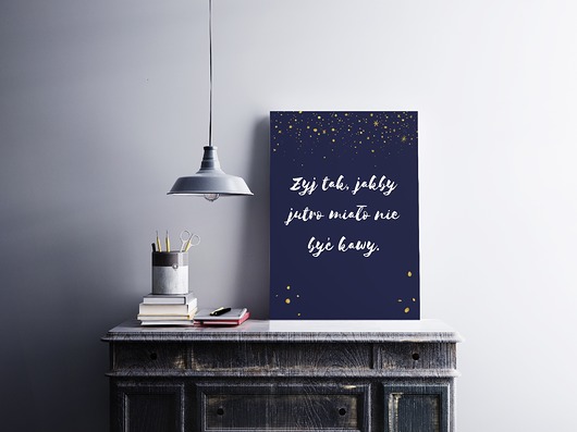 Plakat KAWA A3 Well Wall