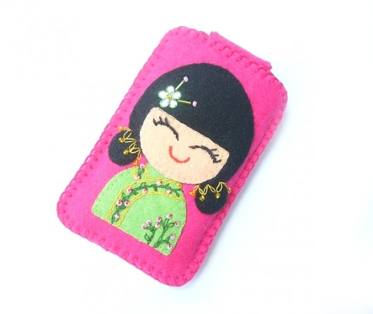 Etui na telefon Orient Girl Tulis