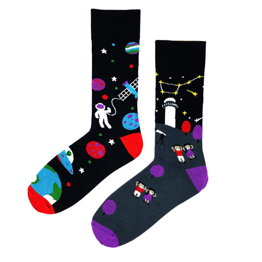 skarpetki damskie Skarpety kosmos FUNNY SOCKS